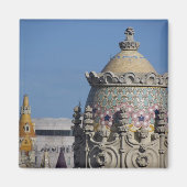 Spanien, Katalonien, Barcelona. Dachterrasse Magnet (Vorne)