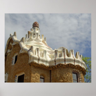 Spanien, Katalonien, Barcelona. Park Guell, 2 Poster