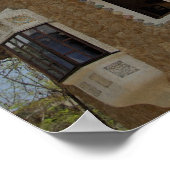 Spanien, Katalonien, Barcelona. Park Guell, Poster (Ecke)