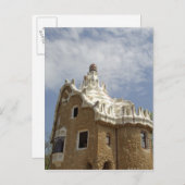 Spanien, Katalonien, Barcelona. Park Guell, Postkarte (Vorne/Hinten)