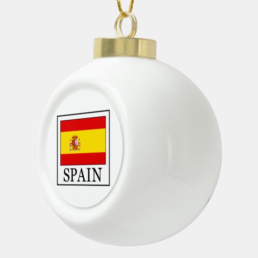 Spanien Keramik Kugel-Ornament (Rechts)