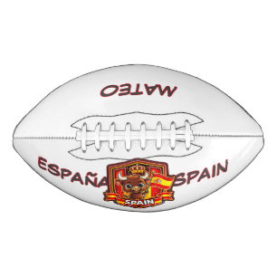 Spanien Kinder Fußball mit Name Football