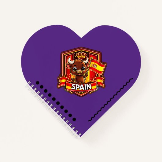 Spanien Kinder Notizblock (Vorderseite)
