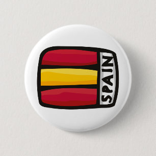Spanien-Knopf Button