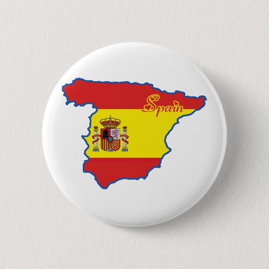 Spanien-Knopf Button (Vorderseite)
