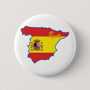 Spanien-Knopf Button
