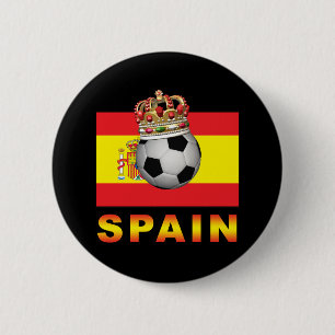 Spanien-König Of Football Button