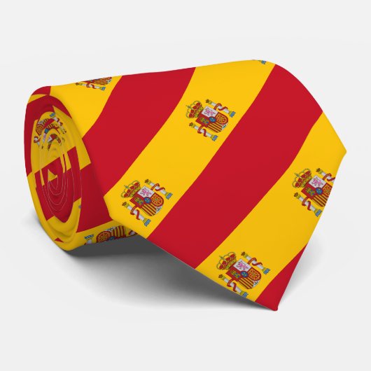 Spanien Krawatte, Mode, Spanische Flagge, Wirtscha Krawatte (Gerollt)