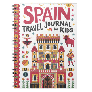 Spanien-Kreuzfahrt-Tagebuch für Kinder Notizblock