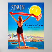 Spanien, Küste der Sonne Malaga Poster (Vorne)