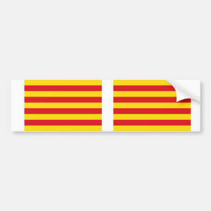 Spanien: La Senyera Katalonien Autoaufkleber