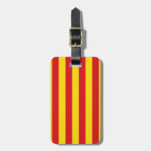 Spanien: La Senyera Katalonien Gepäckanhänger (Vorderseite vertikal)