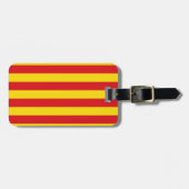 Spanien: La Senyera Katalonien Gepäckanhänger (Vorderseite horizontal)