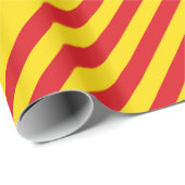Spanien: La Senyera Katalonien Geschenkpapier (Rolleneckpunkt)