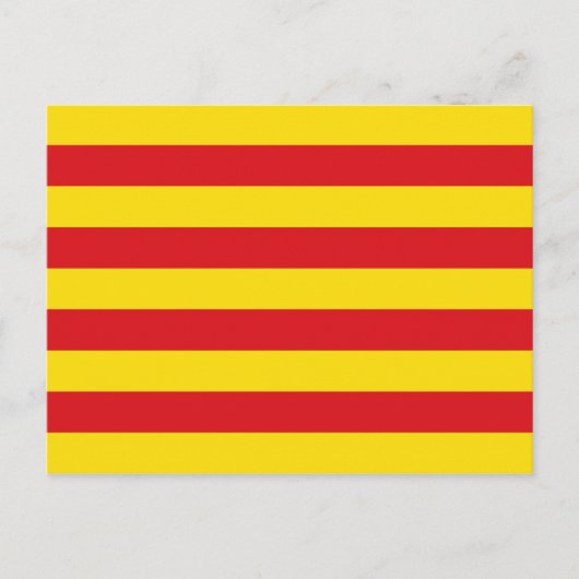 Spanien: La Senyera Katalonien Postkarte (Vorderseite)
