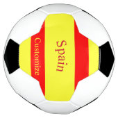 Spanien Landesflagge Thunder_Cove Fußball (Gedreht)