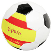 Spanien Landesflagge Thunder_Cove Fußball (Dreiviertel)
