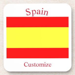 Spanien Landesflagge Thunder_Cove Getränkeuntersetzer