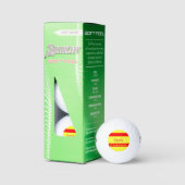 Spanien Landesflagge Thunder_Cove Golfball (Verpackung)