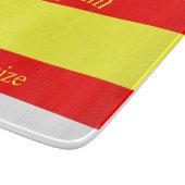 Spanien Landesflagge Thunder_Cove Schneidebrett (Ecke)