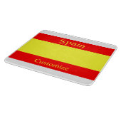 Spanien Landesflagge Thunder_Cove Schneidebrett (Ecke)