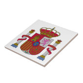 Spanien Landeswappen Symbol Emblem Flagge Fliese (Seite)