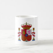 Spanien Landeswappen Symbol Emblem Flagge Kaffeetasse (Mittel)