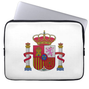 Spanien Landeswappen Symbol Emblem Flagge Laptopschutzhülle