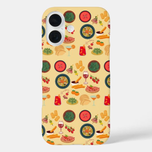 Spanien - Lebensmittel Case-Mate iPhone Hülle (Rückseite)