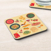 Spanien - Lebensmittel Getränkeuntersetzer (Linke Seite)