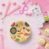 Spanien - Lebensmittel Pappteller (Party)