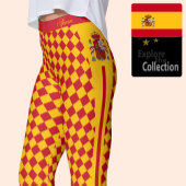 Spanien - Leggings, Mode, Spanische Flagge Leggings