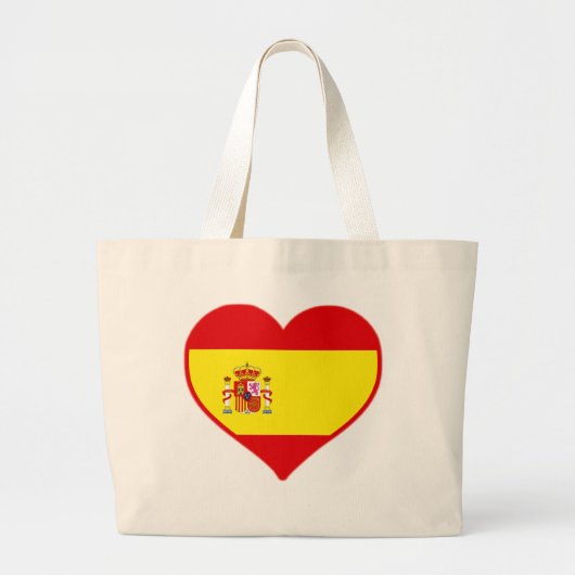 Spanien Liebe Jumbo Stoffbeutel (Vorne)