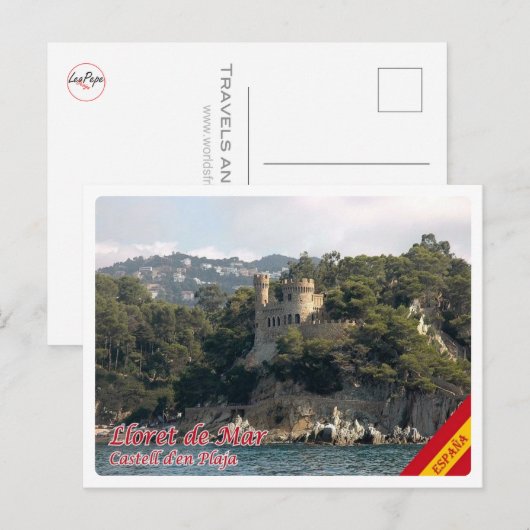 Spanien - Lloret de Mar - Postkarte (Vorne/Hinten)