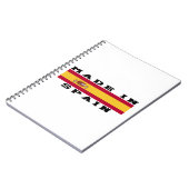 Spanien machte in den Entwürfen Notizblock (Linke Seite)