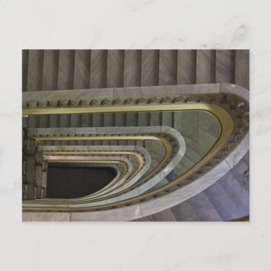 Spanien, Madrid, Circulo de Bellas Artes, Treppen Postkarte (Vorderseite)