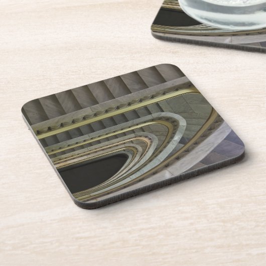 Spanien, Madrid, Circulo de Bellas Artes, Treppen Untersetzer (Linke Seite)