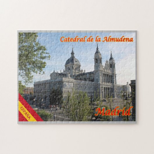 Spanien - Madrid - Kathedrale Almudena - Puzzle (Horizontal)