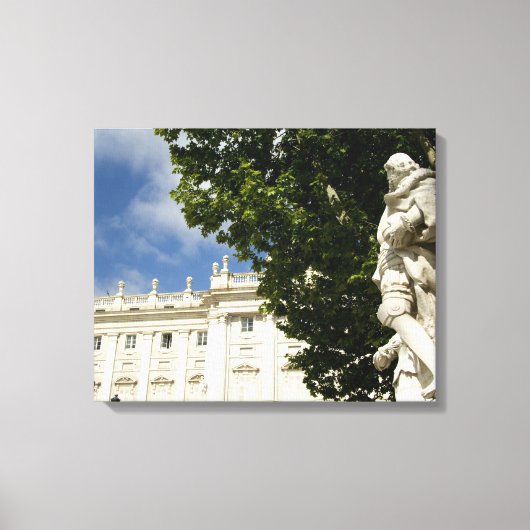 Spanien, Madrid. Königlicher Palast. Leinwanddruck (Vorderseite)