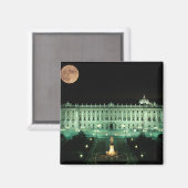 Spanien, Madrid, Königlicher Palast und Plaza de E Magnet (Vorderseite/Rückseite)