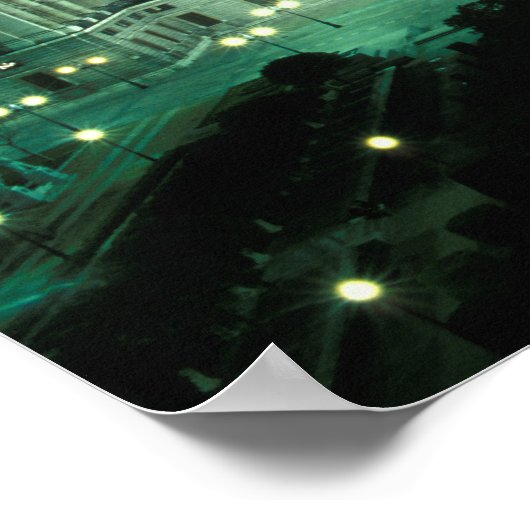 Spanien, Madrid, Königlicher Palast und Plaza de E Poster (Ecke)