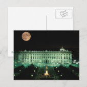 Spanien, Madrid, Königlicher Palast und Plaza de E Postkarte (Vorne/Hinten)