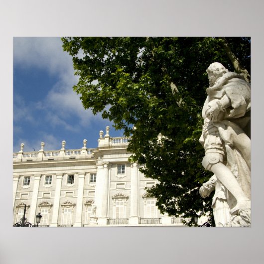Spanien, Madrid. Königspalast. Poster (Vorne)