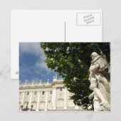 Spanien, Madrid. Königspalast. Postkarte (Vorne/Hinten)