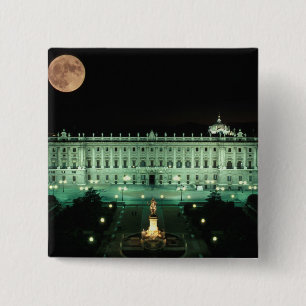 Spanien, Madrid, Königspalast und Plaza de Button