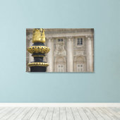 Spanien, Madrid. Königspalast, verzierte vergoldet Leinwanddruck (Insitu (Holzboden))