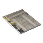 Spanien, Madrid. Königspalast, verzierte vergoldet Notizblock (angewinkelt)