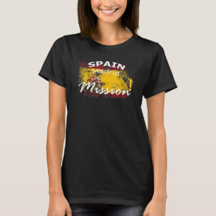 Spanien Madrid Mormon LDS Mission Missionsgeschenk T-Shirt