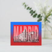 spanien madrid postkarte (Stehend Vorderseite)