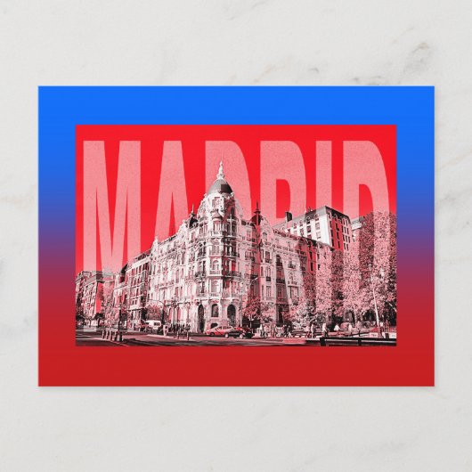 spanien madrid postkarte (Vorderseite)